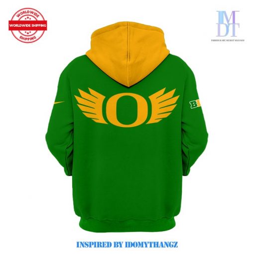 Oregon Ducks NCAA 2024 Big12 Limited Nike Gang Green Hoodie