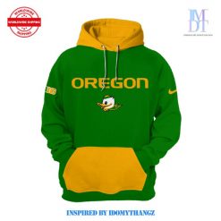 Oregon Ducks NCAA 2024 Big12 Limited Nike Gang Green Hoodie