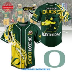 Oregon Ducks Win The Day Special Edition Baseball Jersey