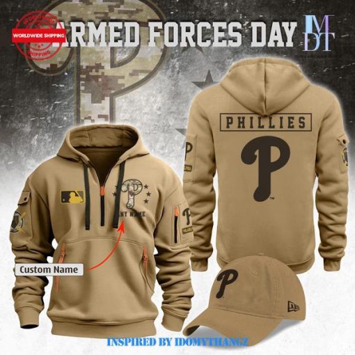 Philadelphia Phillies 2024 Armed Forces Day Zip Hoodie