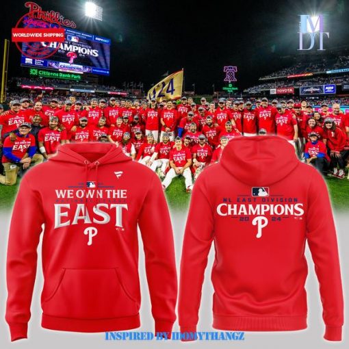 Philadelphia Phillies NL East Division Champions 2024 Red Hoodie