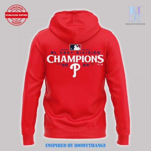 Philadelphia Phillies NL East Division Champions 2024 Red Hoodie