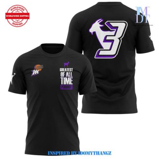 Phoenix Mercury Greatest Of All Time P3riodt 2024 Shirt