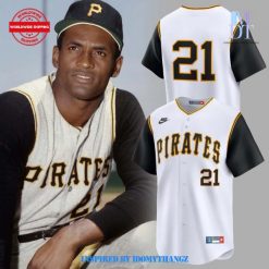 Pittsburgh Pirates Roberto Clemente White Throwback Cooperstown Limited Jersey