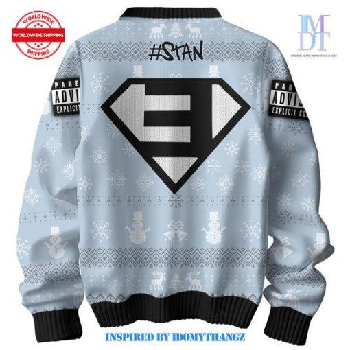 Premium Eminem Slim Shady Christmas Sweater