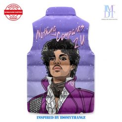 Prince Nothing Compares 2 U Sleeveless Puffer Jacket