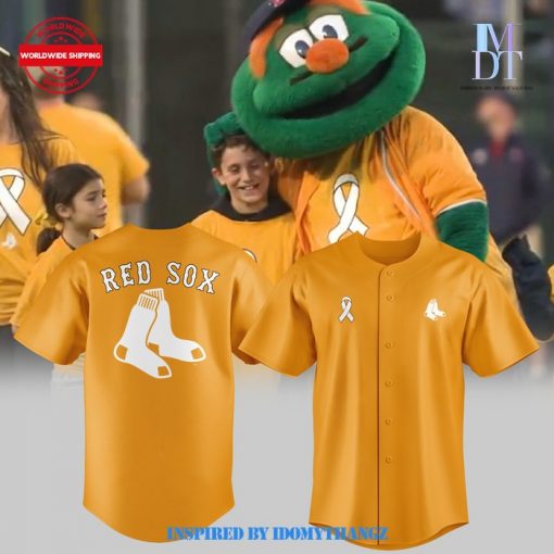 Red Sox Special Honoring Childhood Cancer Awareness Month Jersey