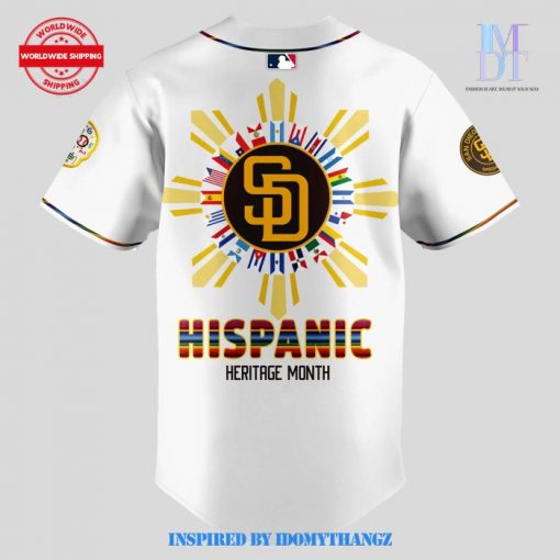 San Diego Padres Hispanic Heritage Month 2024 Baseball Jersey