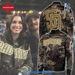 San Diego Padres Pro Standard Satin Camo Baseball Jacket