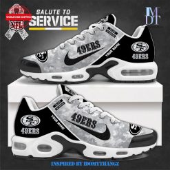 San Francisco 49ers Nike Arctic Camo 2024 Salute to Service Sport Shoes