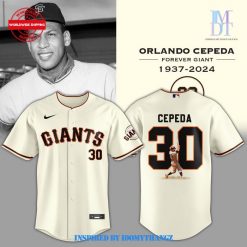 San Francisco Giants 2024 Orlando Cepeda Baseball Jersey