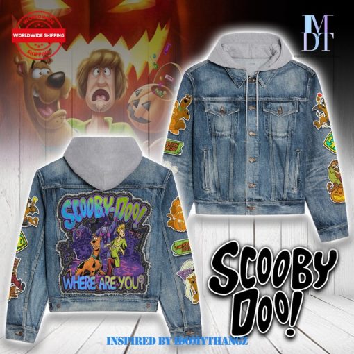 Scooby Doo Where Are You Hooded Denim Jacket