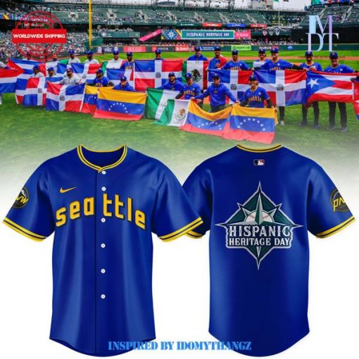 Seattle Mariners 2024 Hispanic Heritage Day Jersey