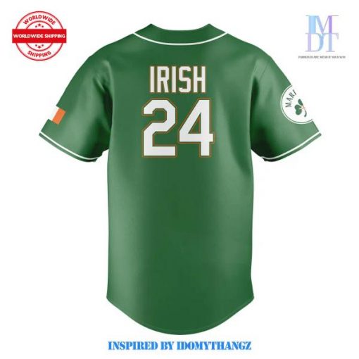 Seattle Mariners 2024 Irish Heritage Night September 17 Jersey