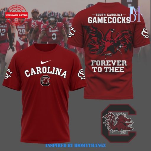 South Carolina Gamecocks Forever To Thee Red T-Shirt