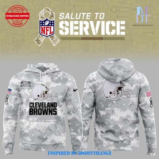 Special 2024 Cleveland Browns Salute to Service Hoodie