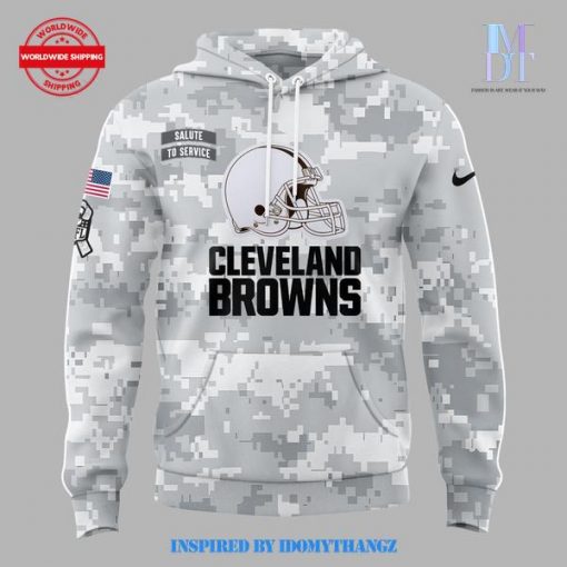 Special 2024 Cleveland Browns Salute to Service Hoodie