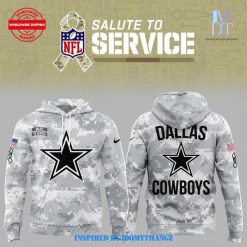 Special 2024 Dallas Cowboys Salute to Service Hoodie