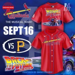 St. Louis Cardinals Back to the Future The Musical Night 2024 Baseball Jersey