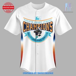 Sugar Land Space Cowboys Pacific Coast League 2024 Champions White Baseball Jersey 2