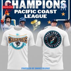 Sugar Land Space Cowboys Pacific Coast League 2024 Champions White T-Shirt