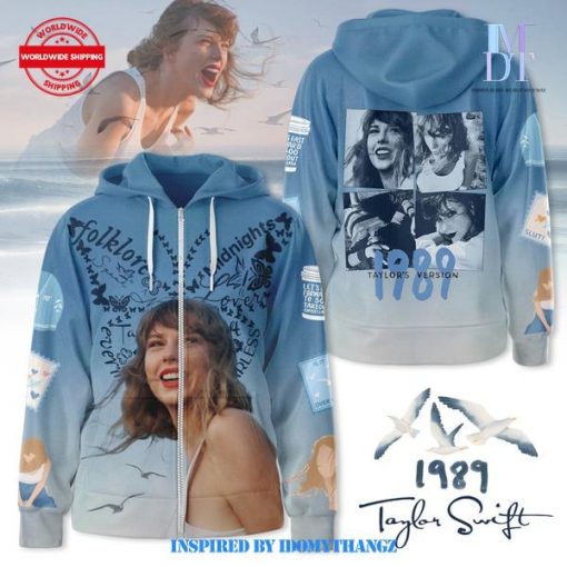 Taylor Swift 1989 Midnights Zip Hoodie