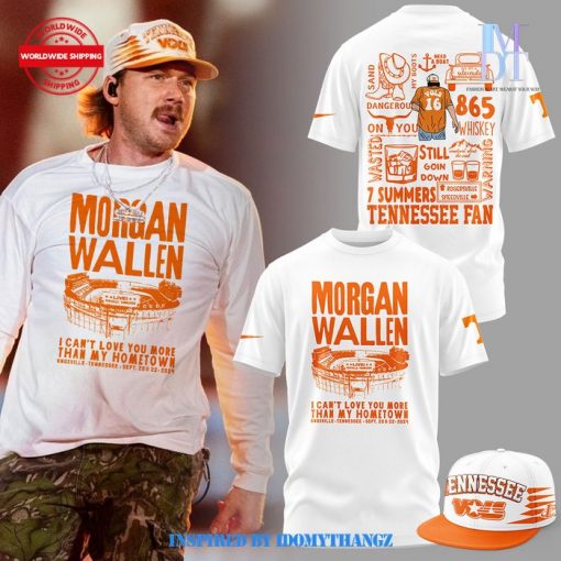 Tennessee Morgan Wallen Knoxville 2024 Limited Nike White Shirt