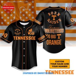 Tennessee Volunteers Football Go Big Orange Baseball Jersey