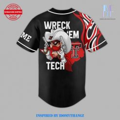 Texas Tech Red Raiders Wreck 'Em Tech Baseball Jersey