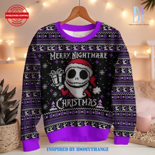 The Nightmare Before Christmas Merry Nightmare Christmas Sweater