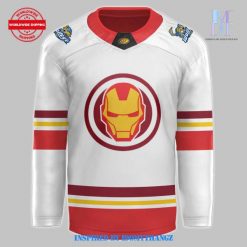 Toledo Walleye Marvel Super Hero Night Iron Man 2024 Hockey Jersey