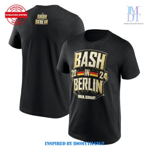 WWE Bash In Berlin 2024 Gold Flag Shirt