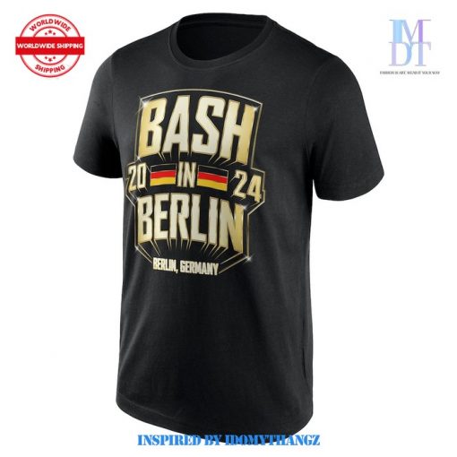 WWE Bash In Berlin 2024 Gold Flag Shirt