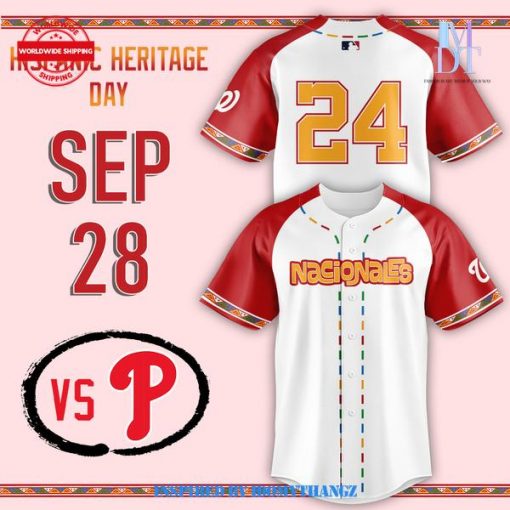 Washington Nationals 2024 Hispanic Heritage Day New Jersey