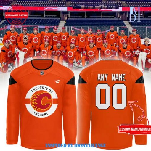 2024 Calgary Flames Truth and Reconciliation Custom Jersey