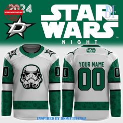 2024 Dallas Stars x Star Wars Night Custom Hockey Jersey