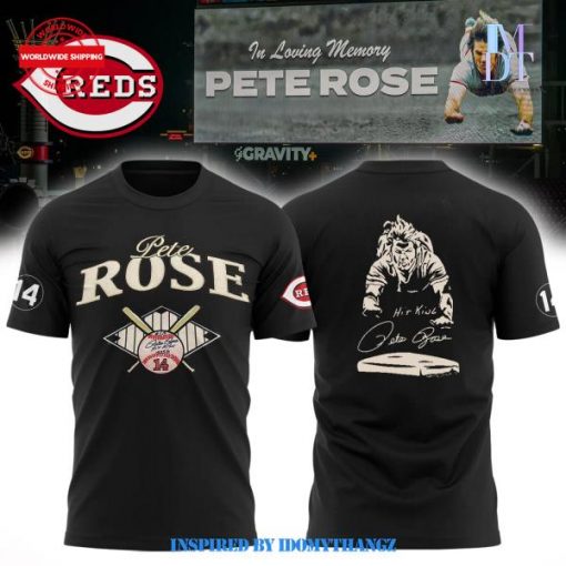 2024 Honor Cincinnati Reds Pete Rose Shirt