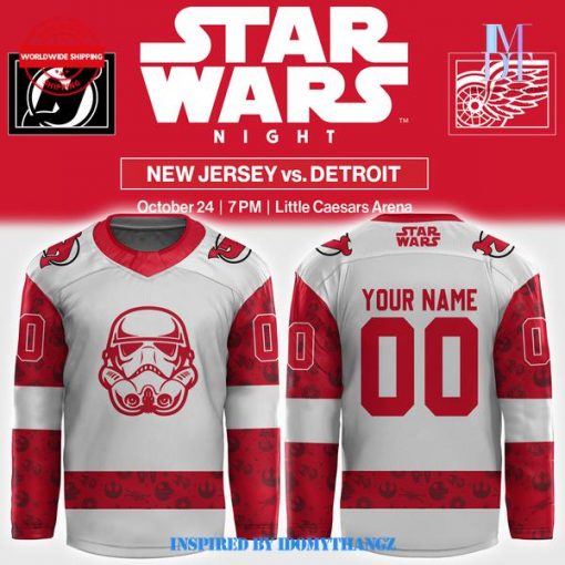 2024 New Jersey Devils x Star Wars Night Custom Jersey