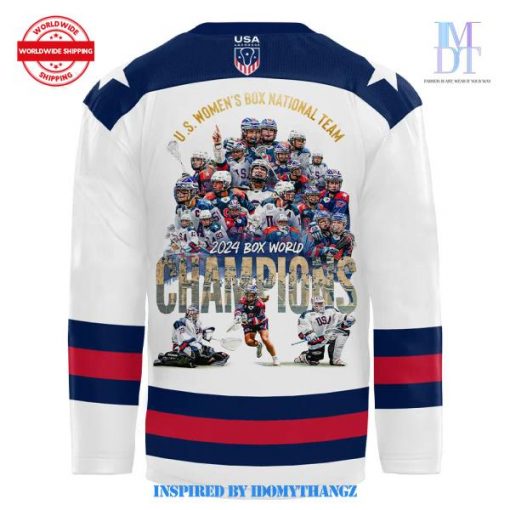 2024 United States Women’s Box Champs Hockey Jersey