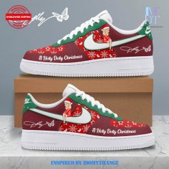 A Holly Dolly Christmas 2024 Limited Edition Air Force 1