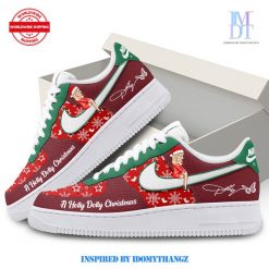 A Holly Dolly Christmas 2024 Limited Edition Air Force 1