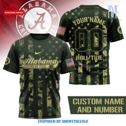 Alabama Crimson Tide Special Custom Camo Shirt