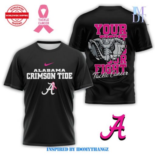 Alabama Crimson Tide Tackle Cancer 2024 T-Shirt