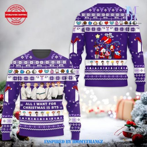 All I Want For Christmas Is BTS Sweater