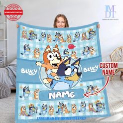 Bluey Family Soft Cozy Personalized Blankets