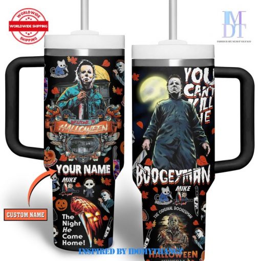 Boogeyman The Night He Came Home Halloween 40 Oz Handle Tumbler