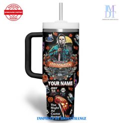 Boogeyman The Night He Came Home Halloween 40 Oz Handle Tumbler