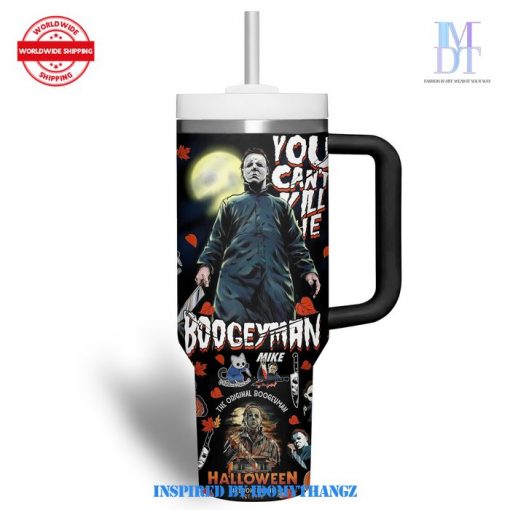 Boogeyman The Night He Came Home Halloween 40 Oz Handle Tumbler