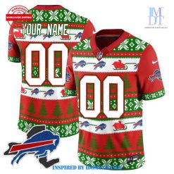 Buffalo Bills 2024 Christmas Vapor Limited Jersey