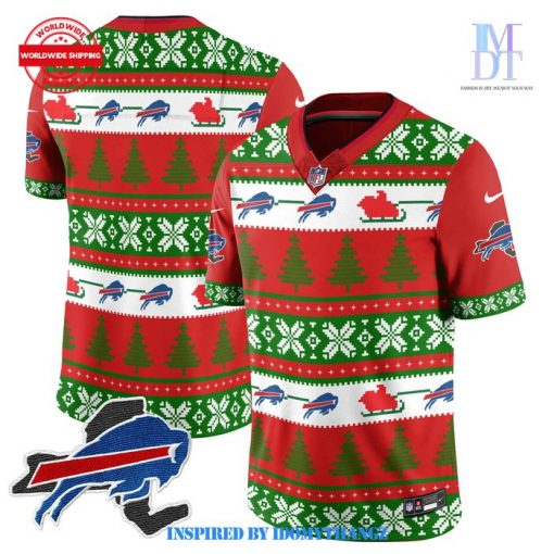 Buffalo Bills 2024 Christmas Vapor Limited Jersey